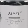 Sibel - Black Hair Ties 20 mm - 500 pcs