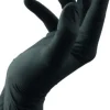 Sibel Black Latex Gloves Medium - 100 Pcs