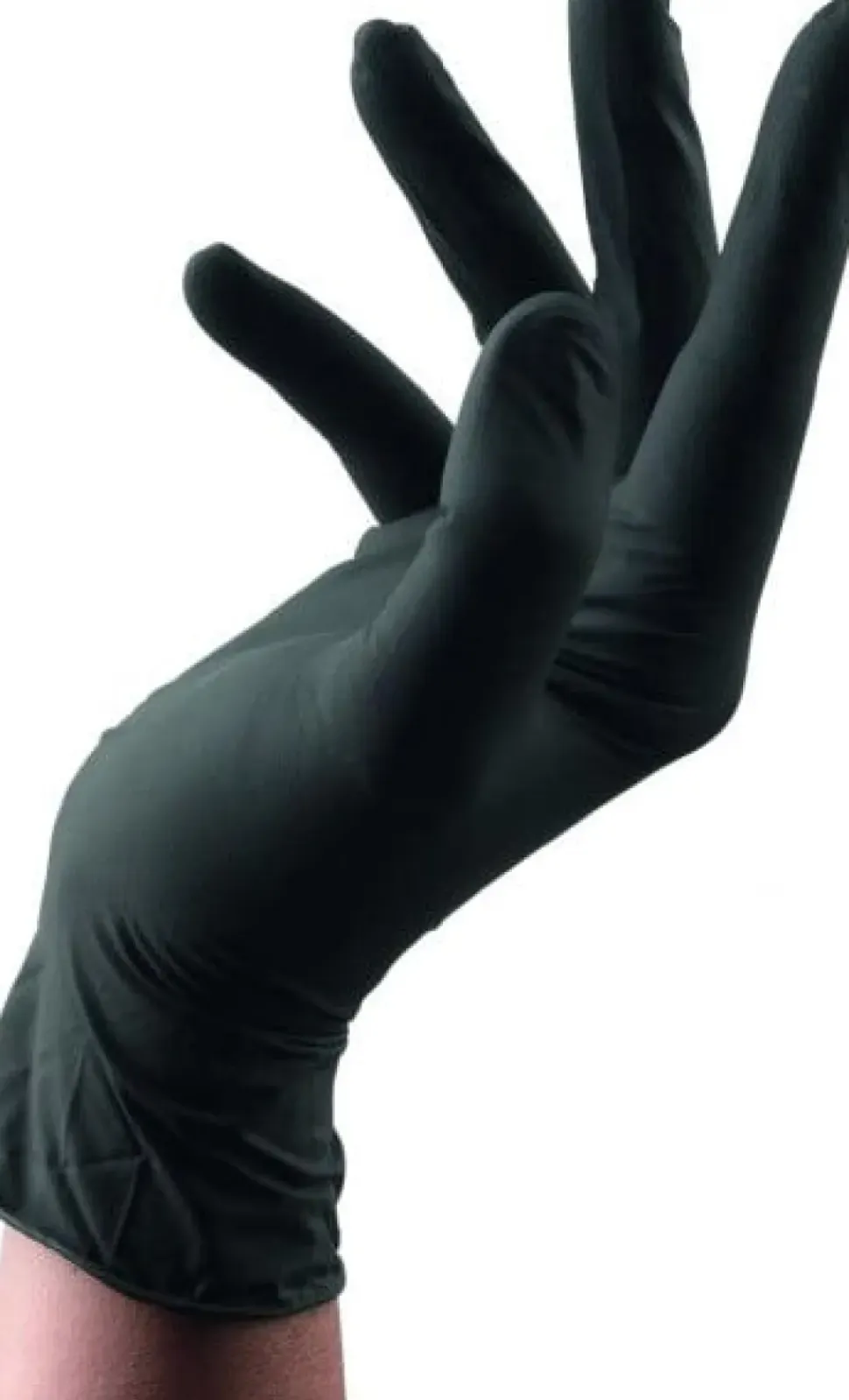 Sibel Black Latex Gloves Small - 100 Pcs