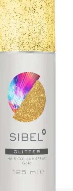 Sibel Color Spray Gold Glitter 125 ml