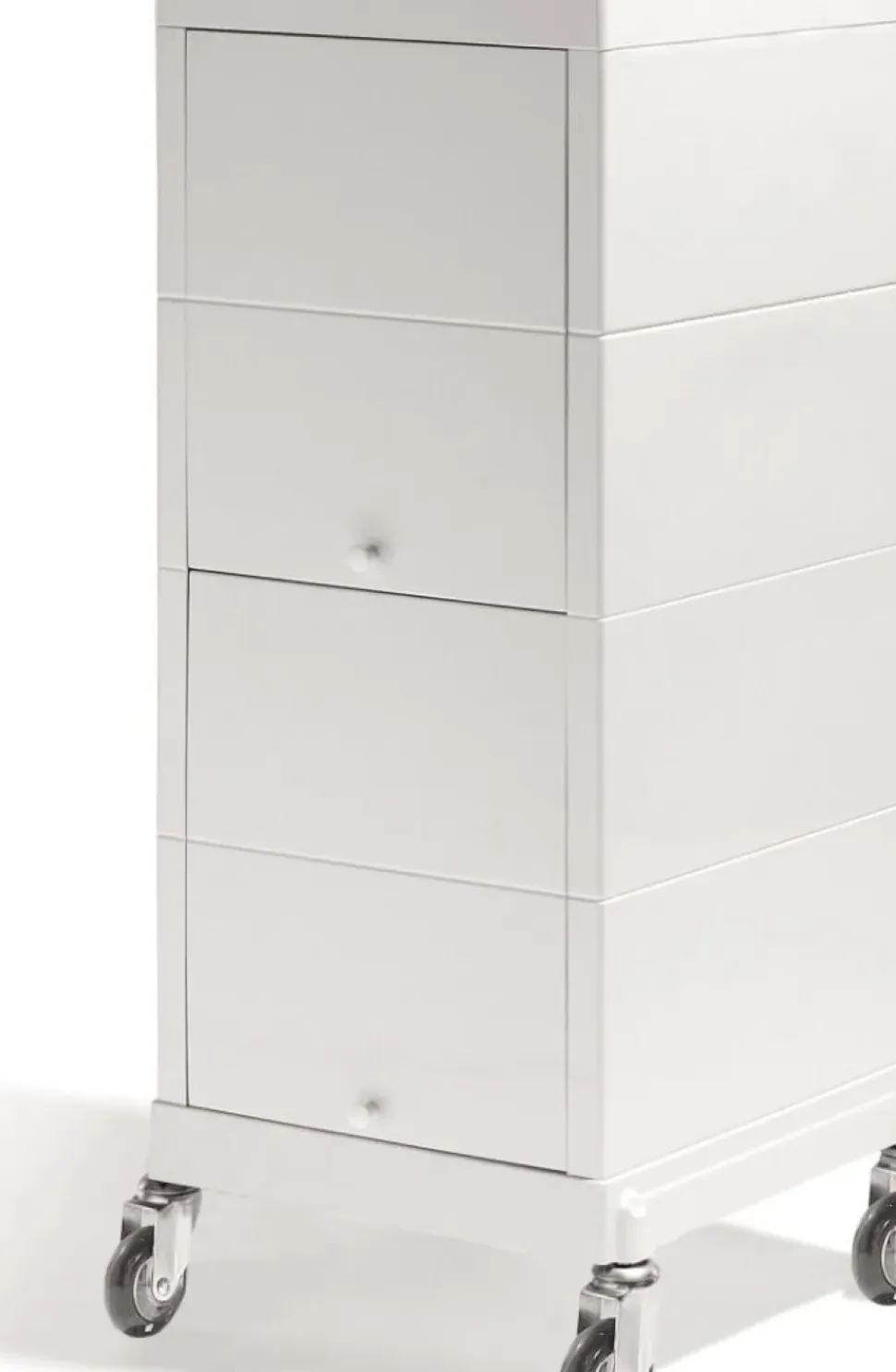 Sibel Discret Service Trolley White Cream