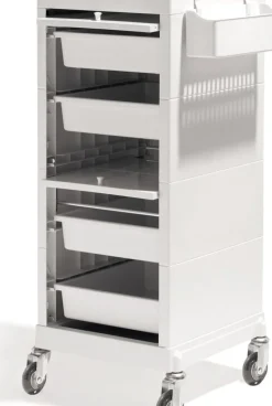 Sibel Discret Service Trolley White Cream