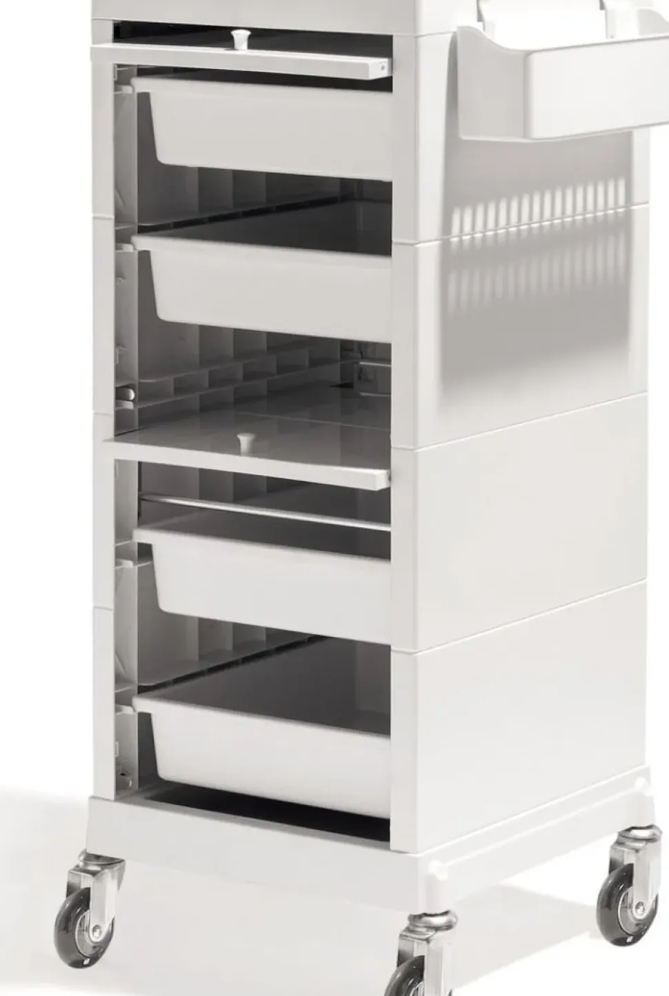 Sibel Discret Service Trolley White Cream