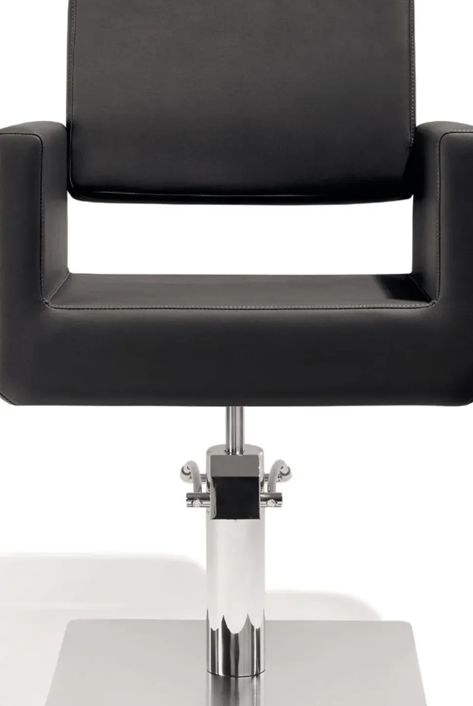 Sibel FELICITAS Styling Chair With Square Base Black Leather