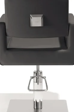 Sibel FELICITAS Styling Chair With Square Base Black Leather