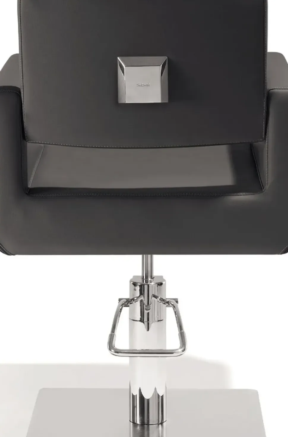 Sibel FELICITAS Styling Chair With Square Base Black Leather