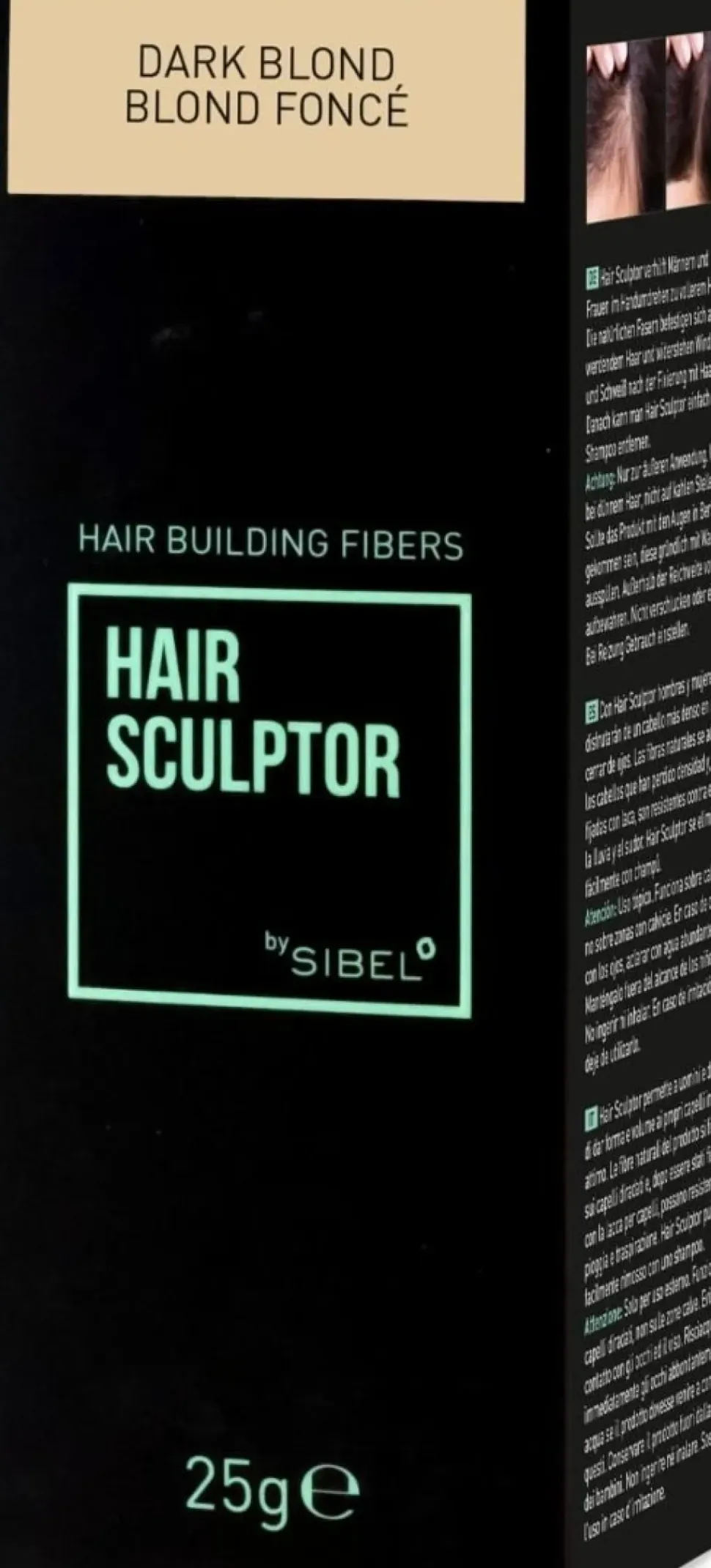 Sibel - Hair Sculptor Hair Building Fibers Dark Blonde 25 g