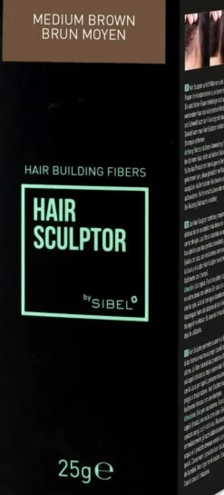 Sibel - Hair Sculptor Hair Building Fibers Refill Medium Brown 25 g