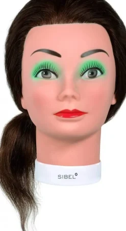 Sibel - Justine Training Head 100% Natural Hair 15-25 Cm