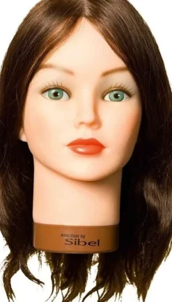 Sibel - Kathia Training Head 100% Natural Hair 15-35 Cm
