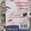 Sibel 2-Pins Metal Clips - 20 Pcs