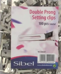 Sibel 2-Pins Metal Clips - 20 Pcs
