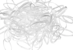 Sibel - Transparent Hair Elastics 20 mm - 500 pcs