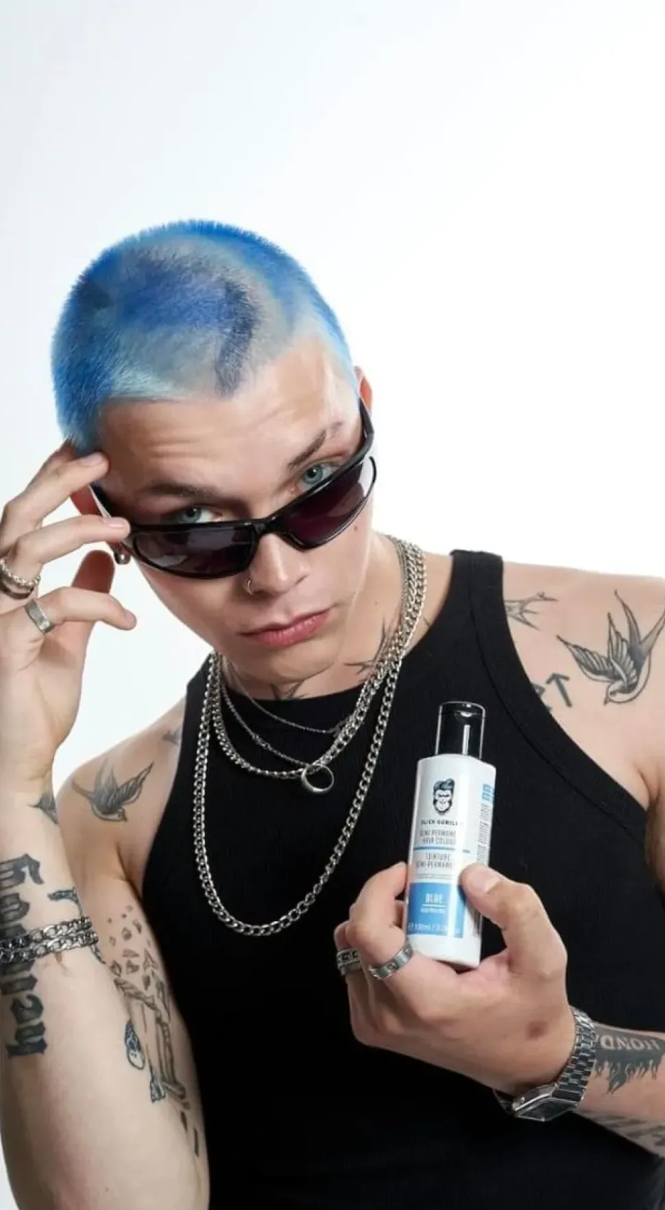 Slick Gorilla Hair Colour Blue 100 ml