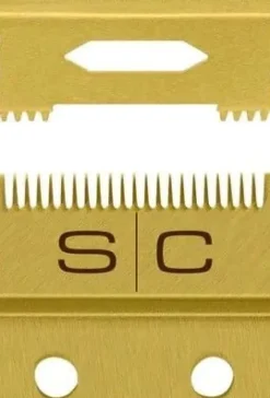 StyleCraft Gold Titanium DLC Fixed Fade Blade with Slim Deep Tooth Cutter
