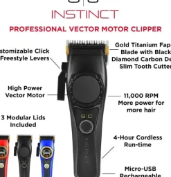 StyleCraft Instinct Cordless Clipper