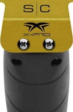 StyleCraft Replacement Fixed Gold Titanium X-Pro Wide Hair Trimmer Blade with The One