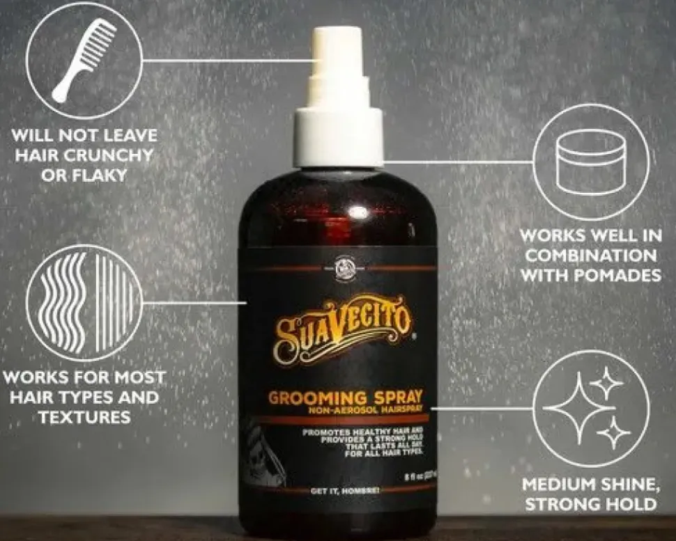 Suavecito Grooming Spary Non-Areosol Hair Spray 237 ml