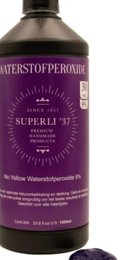 Superli 37 No Yellow Cream Developer 30 vol. 9% 1000ml