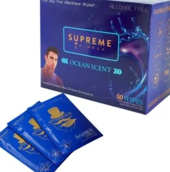 Supreme Trimmer Aftershave Wipes™ 50 Pcs