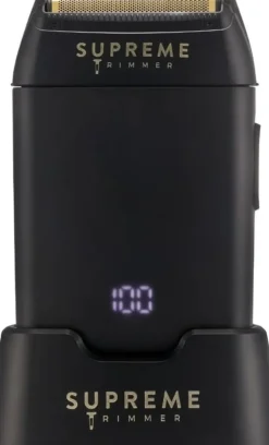 Supreme Trimmer Crunch™ Double Foil Shaver Black