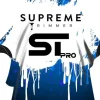 Supreme Trimmer ST Premium Barber Cape - Blue Neon