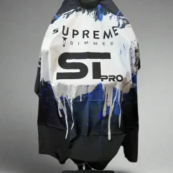 Supreme Trimmer ST Premium Barber Cape - Blue Neon