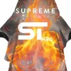 Supreme Trimmer ST Premium Barber Cape - Scarlet Ash