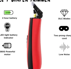 Supreme Trimmer T-Shaper™ DLC Trimmer - Red