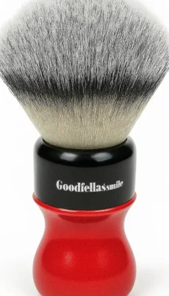 The Goodfellas Smile Synthetic Shaving Brush Red Evil