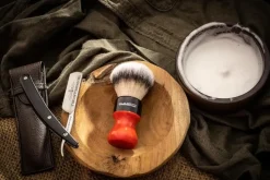 The Goodfellas Smile Synthetic Shaving Brush Red Evil