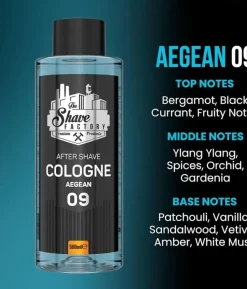 The Shave Factory After Shave Cologne No.9 Aegean - 500 ml