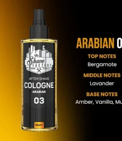 The Shave Factory After Shave Cologne No.3 Arabian - 250 ml
