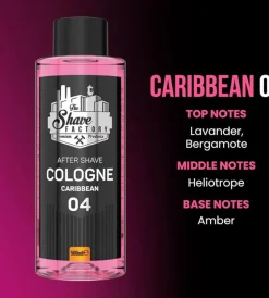 The Shave Factory After Shave Cologne No.4 Caribbean - 500 ml
