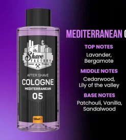 The Shave Factory After Shave Cologne No.5 Mediterranean - 500 ml