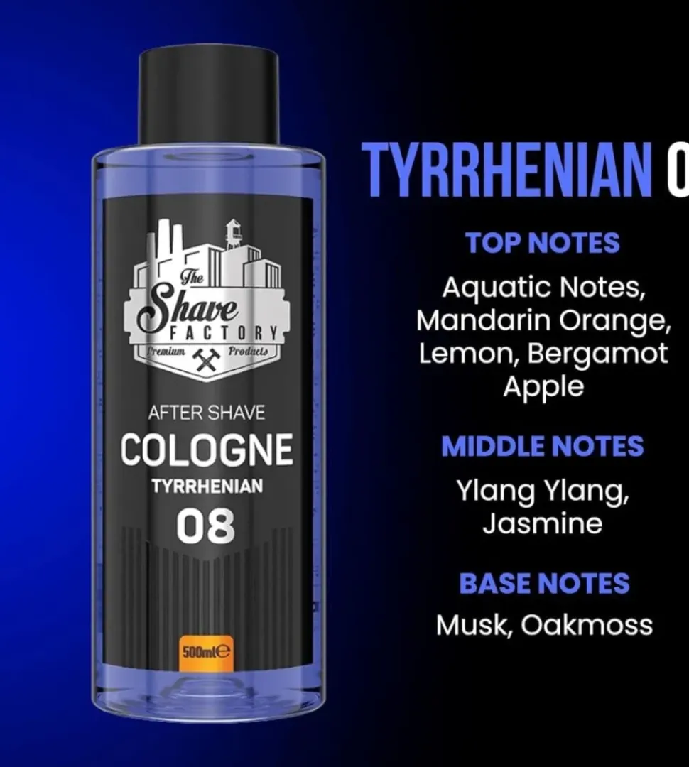 The Shave Factory After Shave Cologne No.8 Tyrrhenian - 500 ml