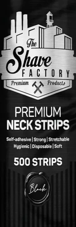 The Shave Factory Barber Neck Paper Black