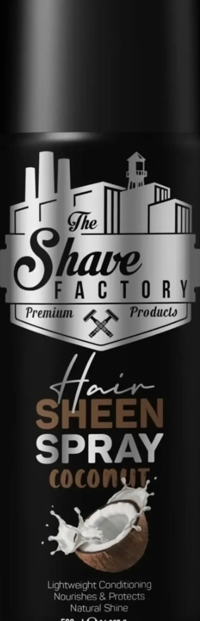 The Shave Factory Coconut Sheen Spray 500 ml