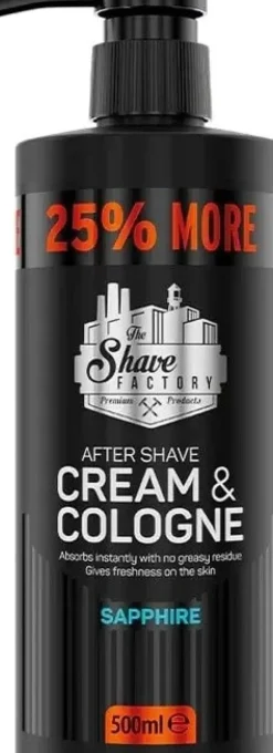 The Shave Factory - Cream & Cologne 2in1 Sapphire 500 ml