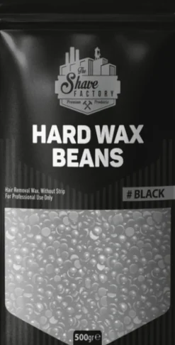 The Shave Factory Hair Removal Hot Wax Beans - Black 500 g