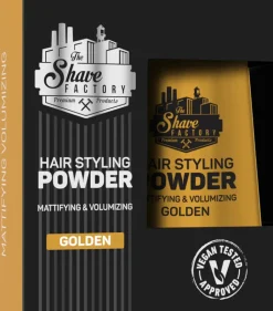 The Shave Factory Hair Styling Powder Golden - 20g