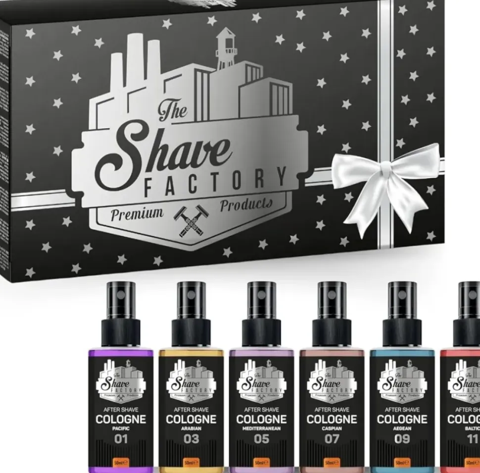 The Shave Factory No. 01 After Shave Cologne Giftset 6 x 50 ml