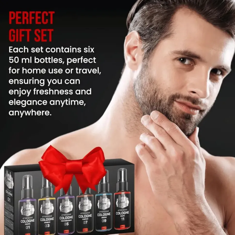 The Shave Factory No. 01 After Shave Cologne Giftset 6 x 50 ml