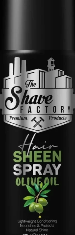 The Shave Factory Olive Oil Sheen Spray 500 ml