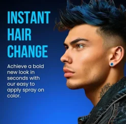 The Shave Factory Temporary Hair Color Spray Blue - 150 ml