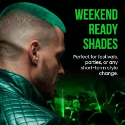 The Shave Factory Temporary Hair Color Spray Green - 150 ml