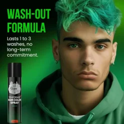 The Shave Factory Temporary Hair Color Spray Green - 150 ml