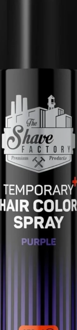 The Shave Factory Temporary Hair Color Spray Purple - 150 ml