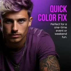 The Shave Factory Temporary Hair Color Spray Purple - 150 ml