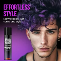The Shave Factory Temporary Hair Color Spray Purple - 150 ml